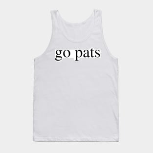 go pats Tank Top